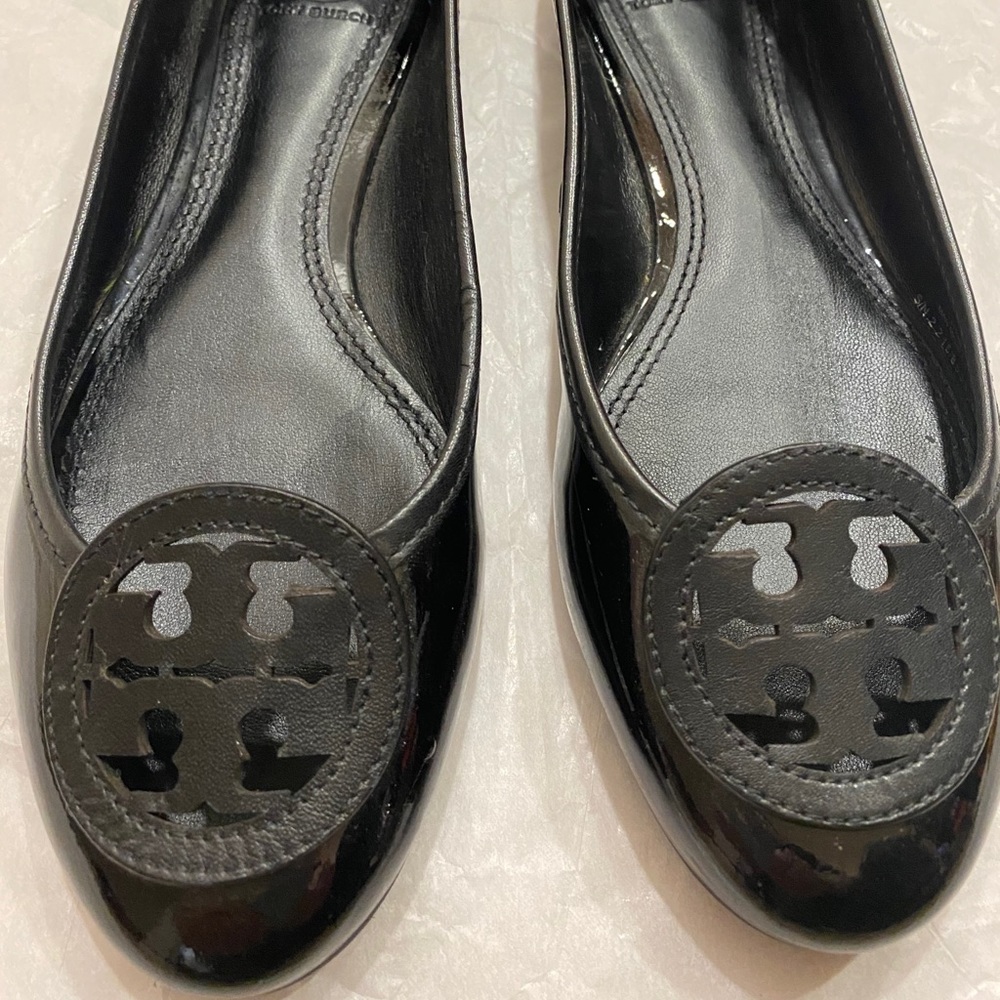 Tory Burch Black Flats